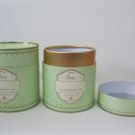 Paper tea box tin bottom /Tube paper box/Cylinder tin box/ Round box fm-2012121101