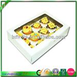 Paperboard design cupcake boxes with 12 holes BB-367