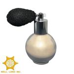 Perfume powder bottle with bulb sprayer 3400-1