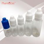 PET amber/brown e-liquid bottle with long thin dropper and childproof &amp; tamper cap PC14-25-805