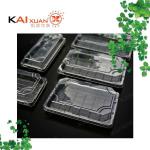 Plactic disposable Sushi trays www.kxpack.com