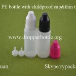 plastic bottle 15ml for e-liquid/e juice flavors 2.5ml -100ml