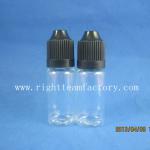 plastic bottle juice with black childproof cap for sale RT-10ml