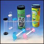 plastic cylinder packaging clear plastic packaging