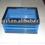 Plastic folding crate 5412