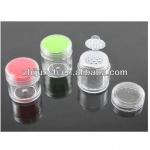 Plastic jar with sifter for powder LPC0002