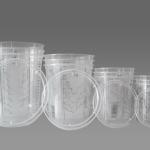 Plastic paint mixing cup 400,650,1300,2240cc