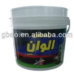 Plastic paint Pail/Bucket Heat Transfer Label GB