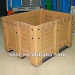 Plastic Solid Pallet Container/ plstic fruit bin ST-PC1210S