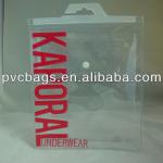 Plastic T-shirt packaging bag with a hook various