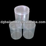 Plastic tube containers,clear plastic tube with lid bjd-1424-17