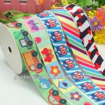 Polyester printed ribbon for gift decoration PR3-025  mix