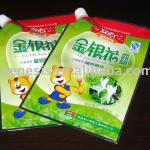 portable beverage pouch/eco-friendly juice spouted pouch SB-001