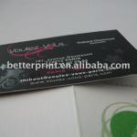 postcard business card invitation card with spot UV or sliver / gold stamping as your request