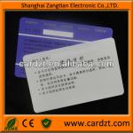 pre-printed pvc card/barcode card /magnetic stripe card printing card