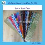 printing colorful crepe paper JY-1303