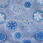 Printing organza about snowflake According to the requirements of customers