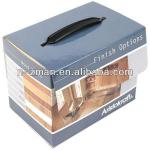 Promotion Printed Package Box with black plastic handle PB13