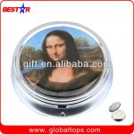 Promtional Printed Round Pill Boxes with CE pill box 70800