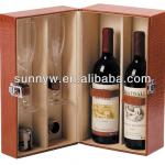 PU leather wine box WIB0051