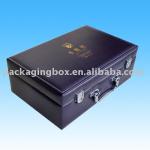 PU wooden wine packaging box JJ039