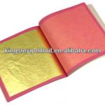 pure gold leaf 8cmx8cm 10sheets/booklet