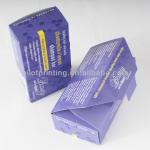 Purple paper box printing with guaranteed aftersales services PPP001