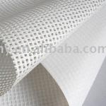 PVC coated WHITE color PRINTABLE mesh fabric MESH