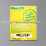 pvc membership barcode card 026