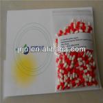 Quick Dissolving GMP FDA Certificated size 1 Red White empty gelatin capsule 00# 0# 1# 2# 3# 4#