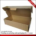 Recyclable folding corrugated paper box JT-CB001