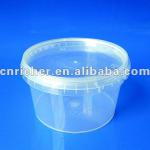 recycle safety/health leakproof round plastic food container/storage with lid R282