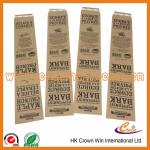 recycled brown craft paper sleeve with adhesive tape CWH587