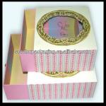 Recycled Cardboard Made For Apparel Storage Clear Window Gift Boxes Zxe-sa096