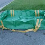 Recycled dumpster bag 500-1500kgs FIBC garbage dumpster PP bulk bag ZB-U027