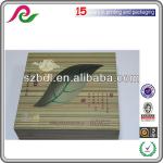 recycled paper box packaging with transparent PVC window RC521