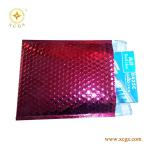 Red Color Aluminum foil Bubble enlelope,shiny red metallic bubble bag xcgs