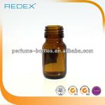 REDEX 50ml amber medical glass bottle round M series