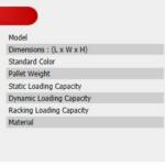 RePall Plastic Pallet 2 HG-BL/03