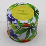 Round Candle Tin Box, Candle Tin Box, Round Tin Box with Inner Ring VP1208