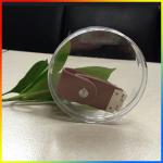 Round shape clear color U-disk Packaging box R-07