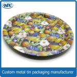 Round shape tin tray HXR-30