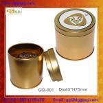 round tea tin box GQ-001