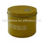 Round tea tin box DD-RD37