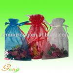 Sequins Organza Pouch With Ribbon MG-OB79