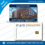 Shenzhen China Plastic PVC Contact Smart Card Manufacturer contact IC card