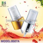 Shiny aluminum gold mist sprayer BS07