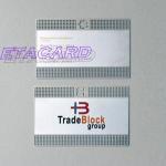 Silver metal card manufacturer from china ETA-MC116