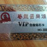 silver metal VIP/name/buiness card XD-00071