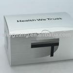 Silver paper card packing box SG--PB